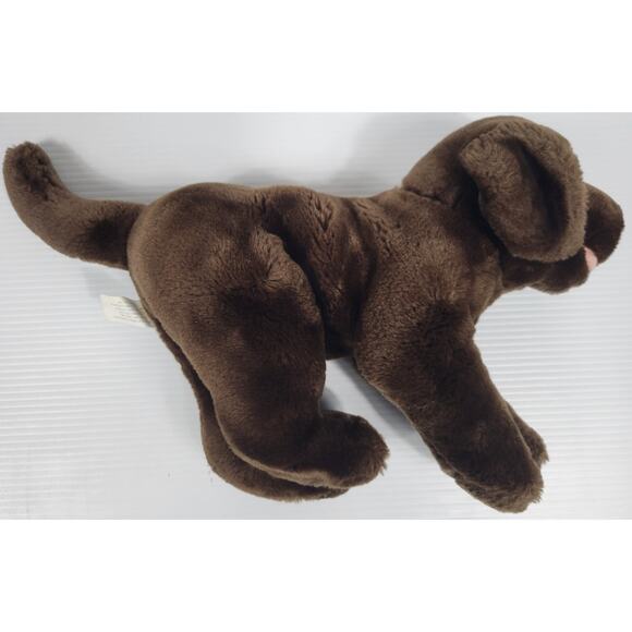 RARE Vintage Preferred Kids Chocolate Lab Plush Dog Stuffed Animal Toys R Us - Picture 2 of 9
